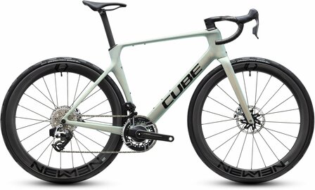 Cube Agree C:62 SLT Red AXS 2027 Stormy Opal Carbon Racefiets met SRAM Red