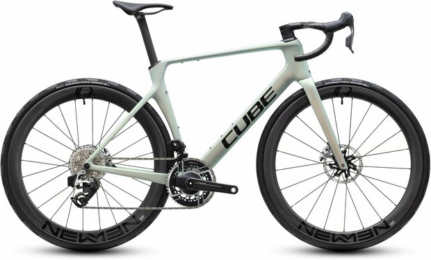 Cube Agree C:62 SLT Red AXS 2027 Stormy Opal Carbon Racefiets met SRAM Red